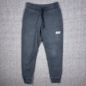 AllSaints Refract Sweatpants Mens Medium Charcoal Gray Drawstring Joggers